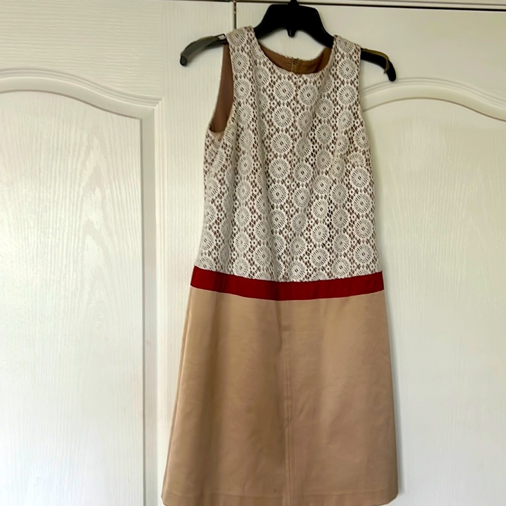Anne Klein dress with lace overlay